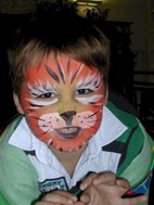 Tiger facepainting