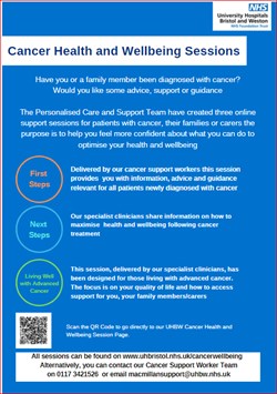 Generic wellbeing sessions leaflet